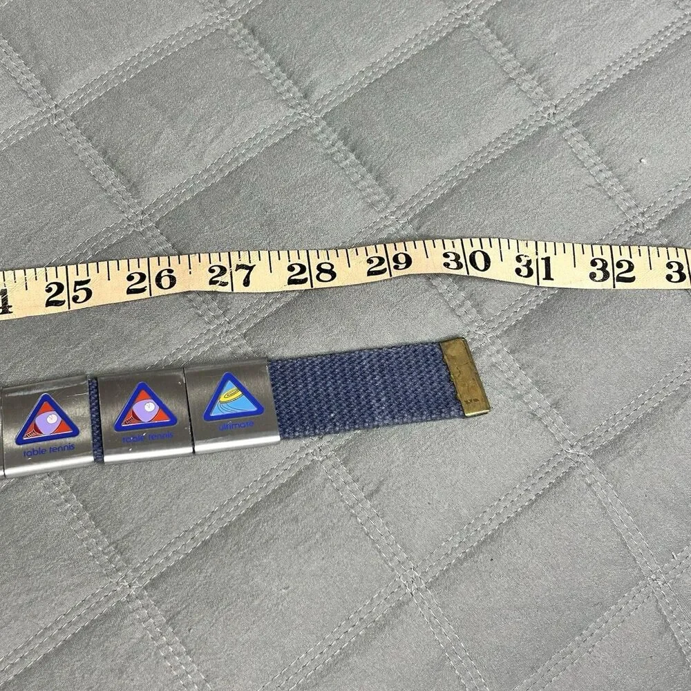 Cub Scout Belt with solid brass buckle Loop Slides Merit Badges. 19 Pieces USA